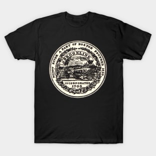 TOWN OF BROOKLINE MASSACHUSETTS 1936 SEAL T-Shirt